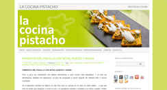 Desktop Screenshot of lacocinapistacho.com