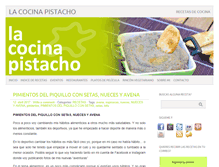 Tablet Screenshot of lacocinapistacho.com